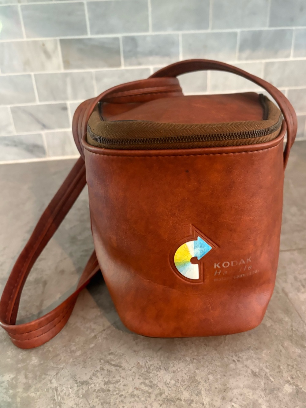 1970’s vintage Kodak instant camera bag
